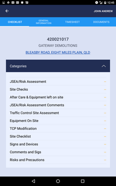 Tablet cloneable category