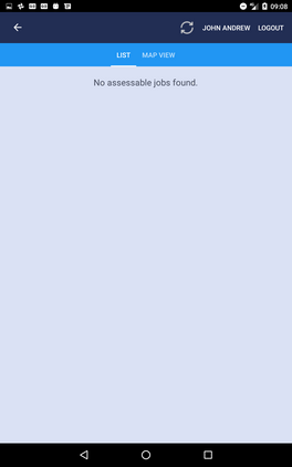 Tablet no assessment found