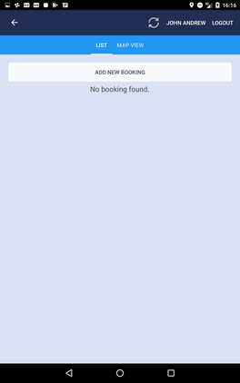 Tablet no booking found