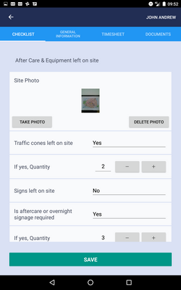 Tablet photo example